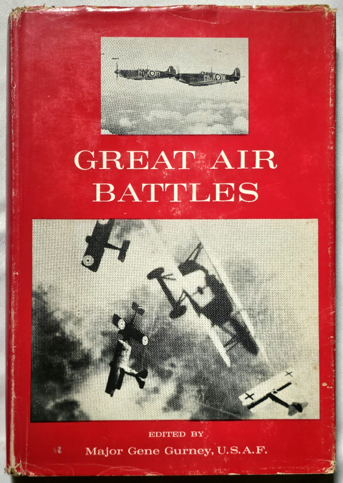 1963 Great Air Battles Major Gene Gurney USAF Fighter Plane Combat WWI WWII