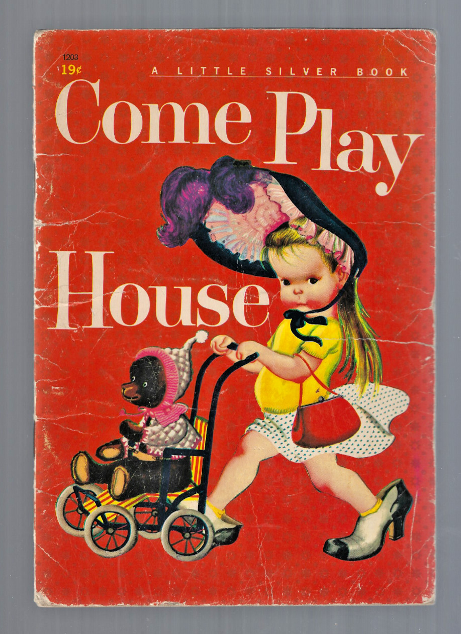Vintage 1948 Booklet – Come Play House – A Little Silver Book – Many Color illus