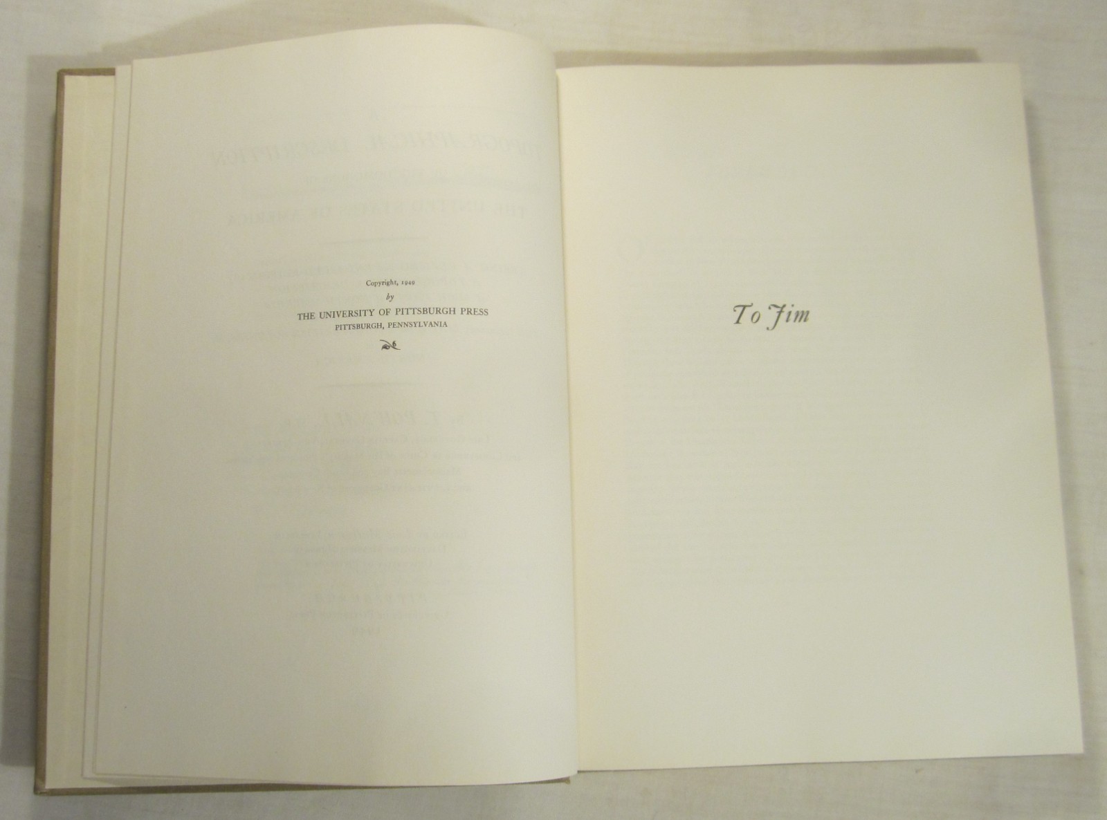 THOMAS POWNALL – Topographical Description, US Dominions – Limited Edition, 1949