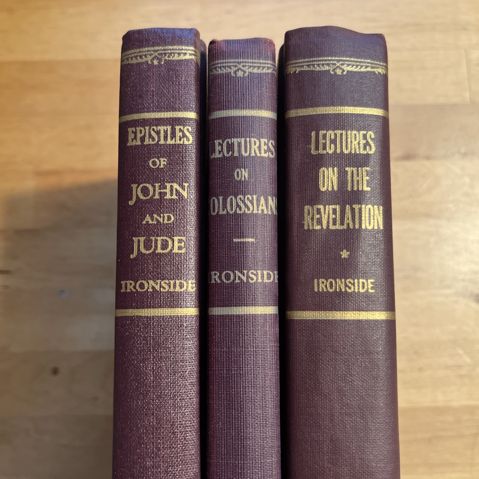 Ironside Lot Lectures on the Revelation Colossians Epistles John Jude Hardcover