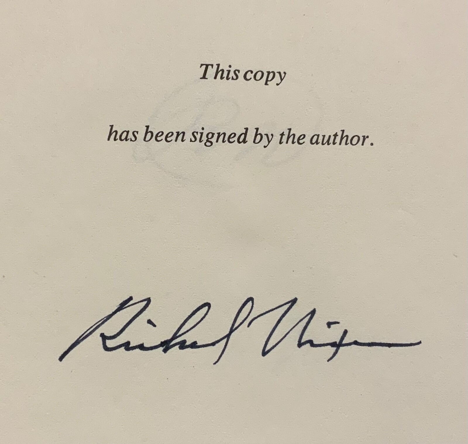 1978 Memoirs of Richard Nixon 1st Edition Signed by Author (Nixon) w/ Slip Case