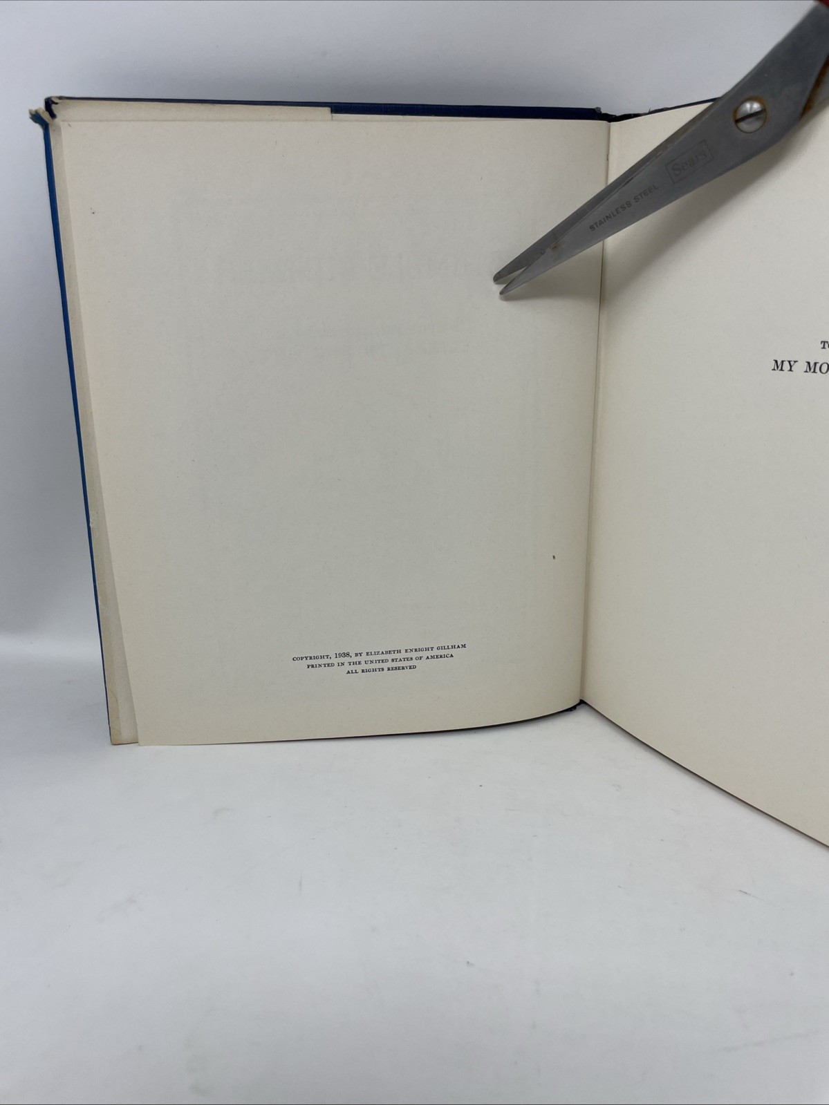 Thimble Summer Book Elizabeth Enright Hardcover DJ 1938 1st Edition Very Good