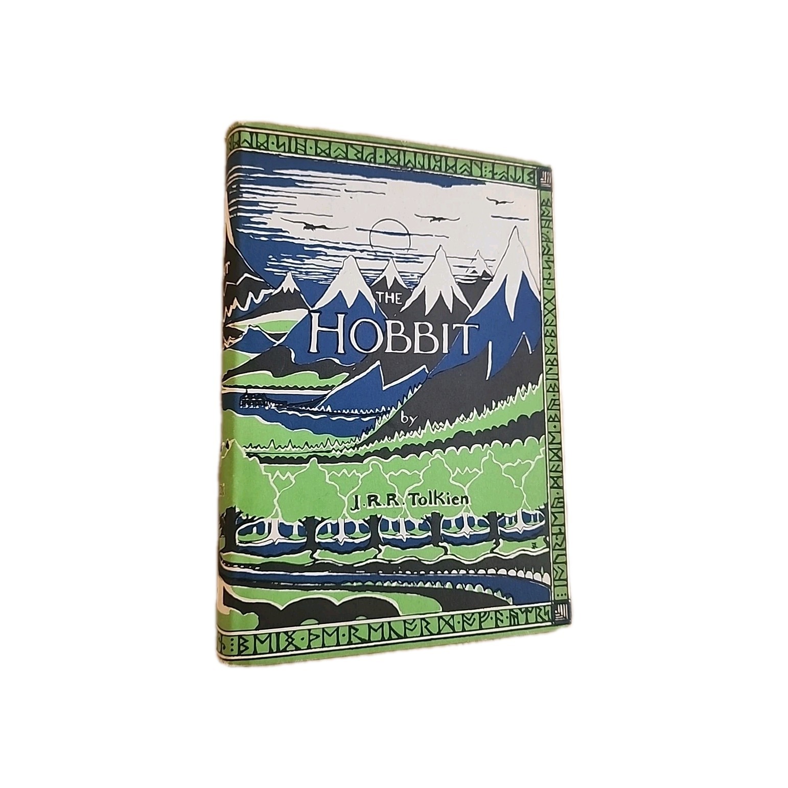 „The Hobbit“ by J.R.R TOLKIEN, Houghton Mifflin, c.1966 Green HC/DJ Very Clean