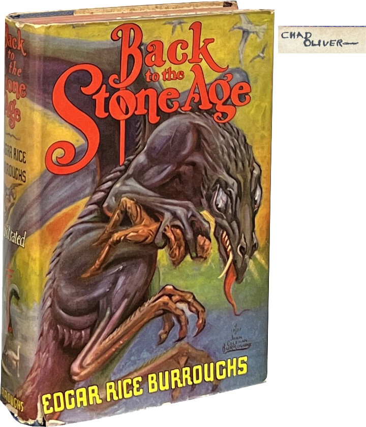 Edgar Rice Burroughs / Back to the Stone Age 1st Edition 1937