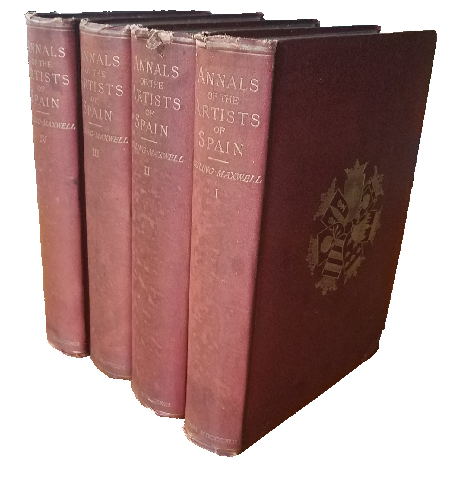 Annals of the Artists of Spain by Stirling-Maxwell 4 Vol Set Ltd Ed Nimmo 1891