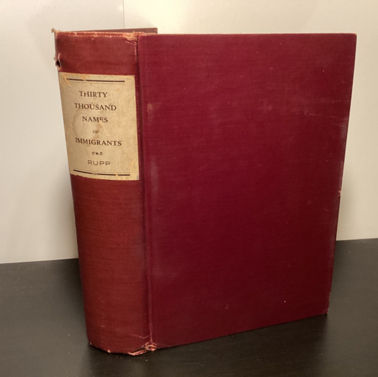 1927 A Collection Of Thirty Thousand Names Of Immigrants To Pennsylvania 1727-76