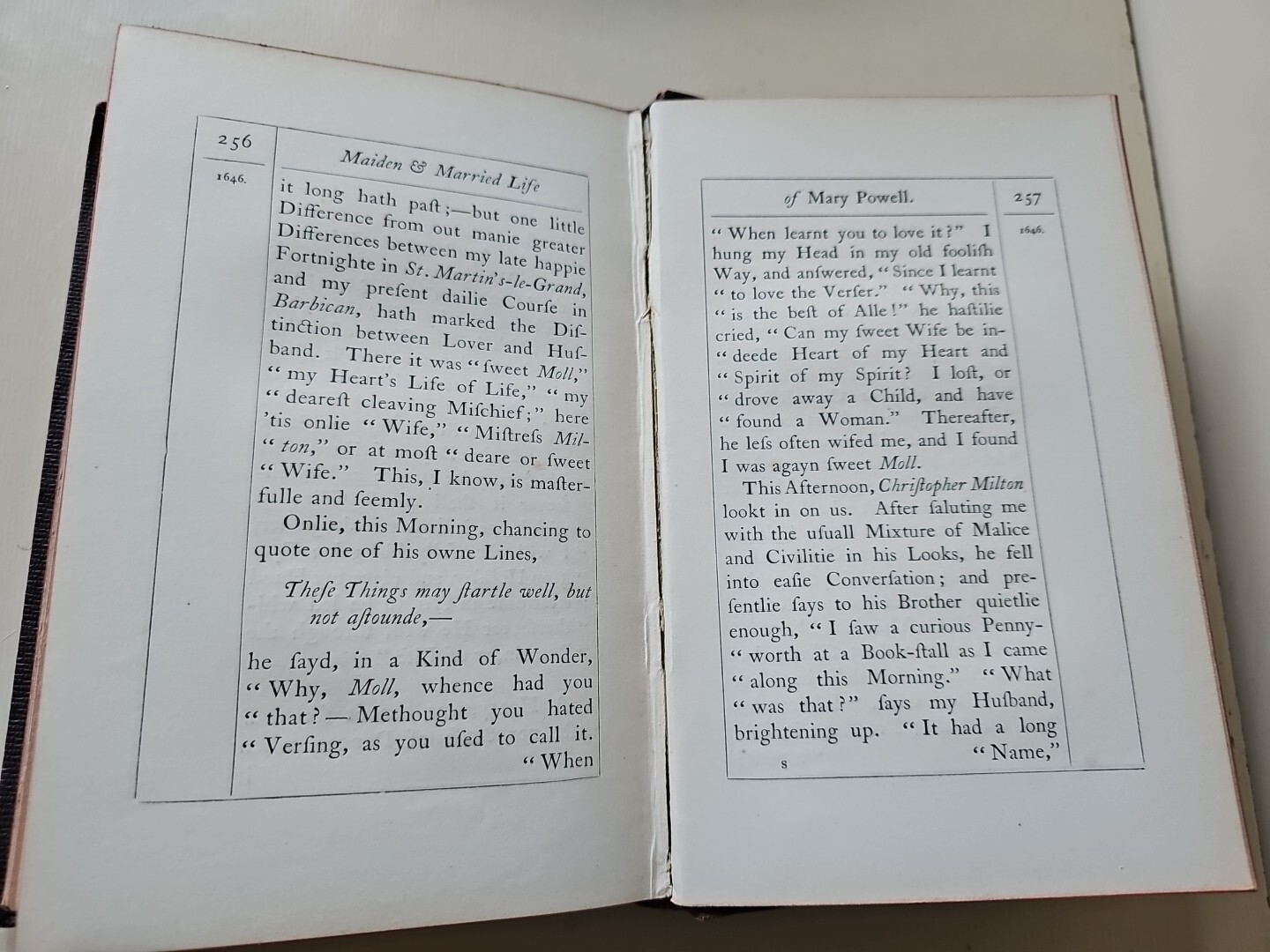 The Maiden & Married Life Of Mary Powell A Manning 3rd Edition 1866 Antique Book