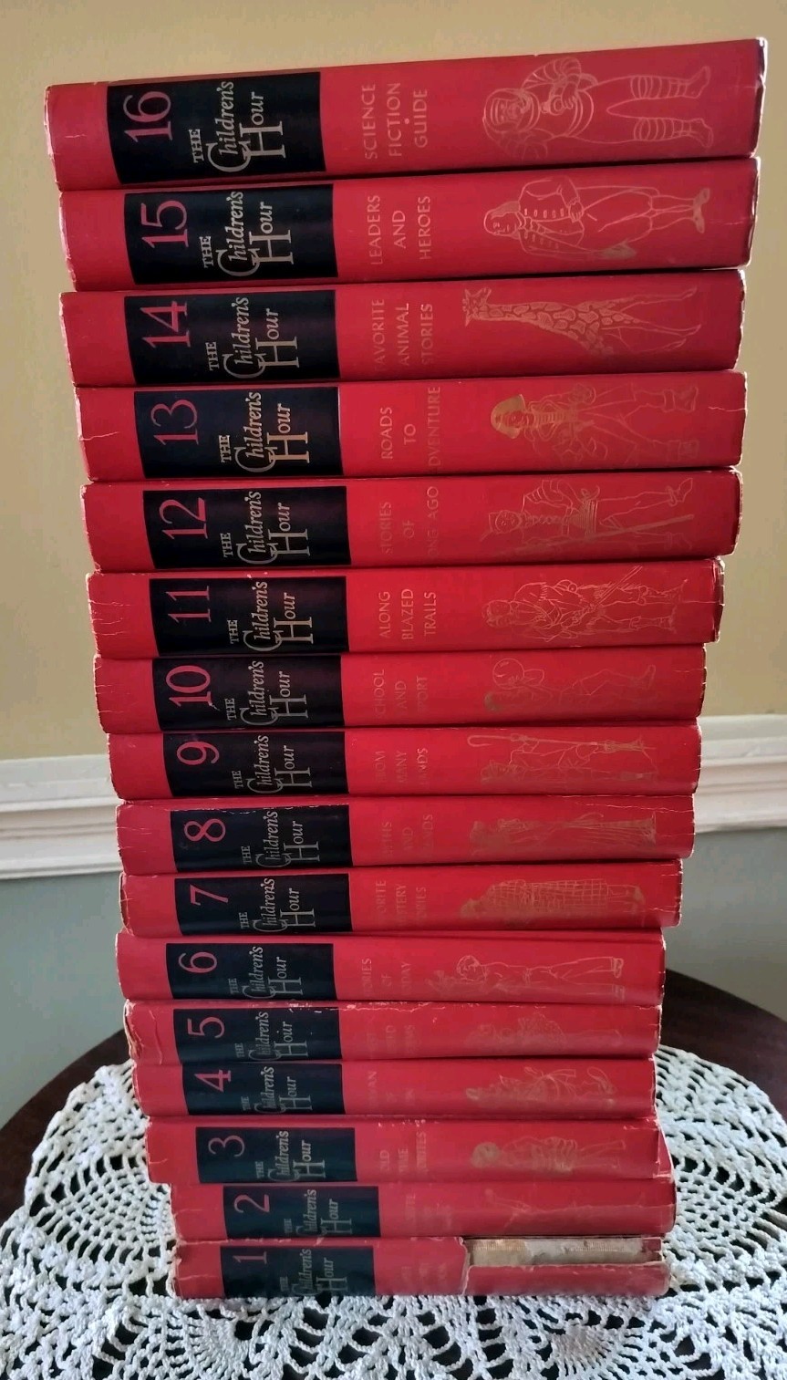 The Children’s Hour- COMPLETE 1953 set of 16 BOOKS ~ CLASSICS ILLUSTRATED
