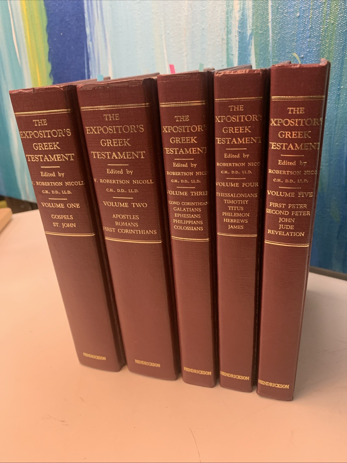 Nicoll The Expositors Greek Testament $50 Set Of 5? Hendrickson Publishers