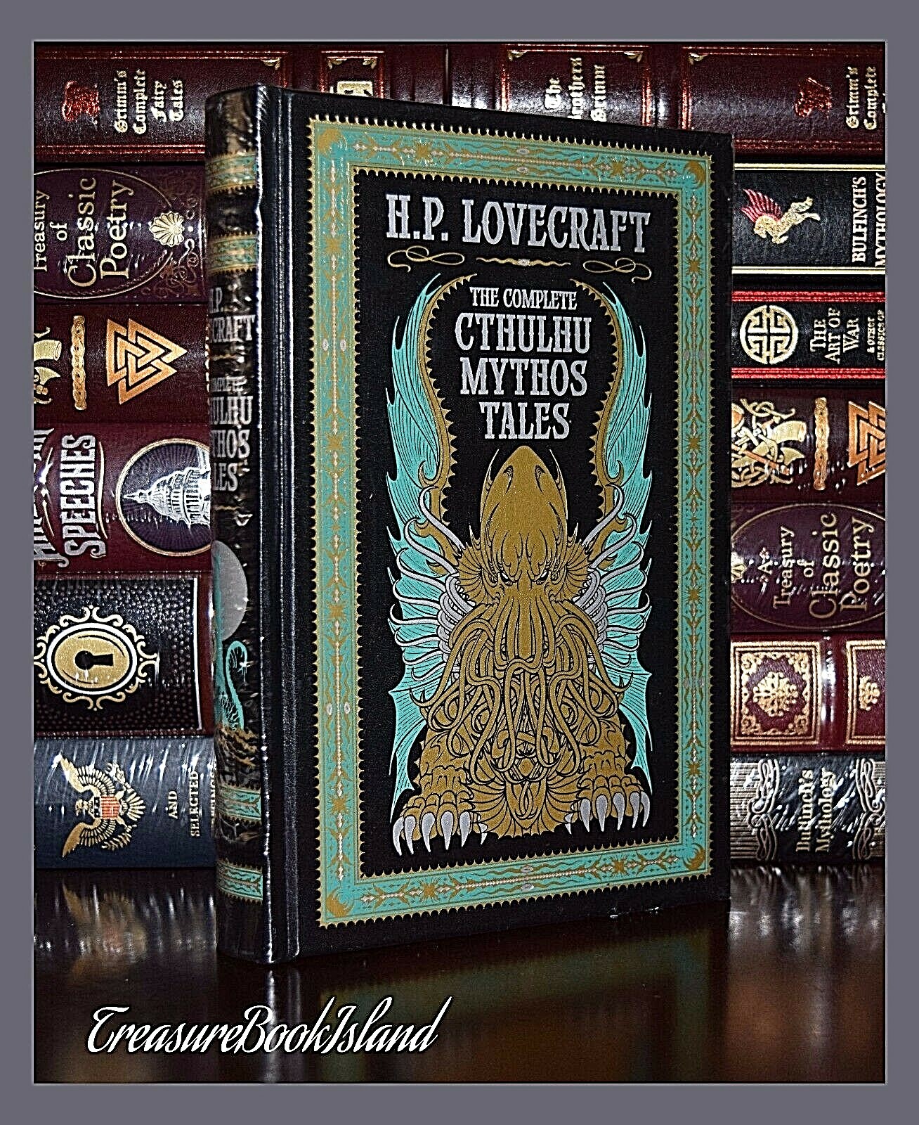 The Cthulhu Mythos Tales by H.P. Lovecraft New Sealed Leather Bound Collectible