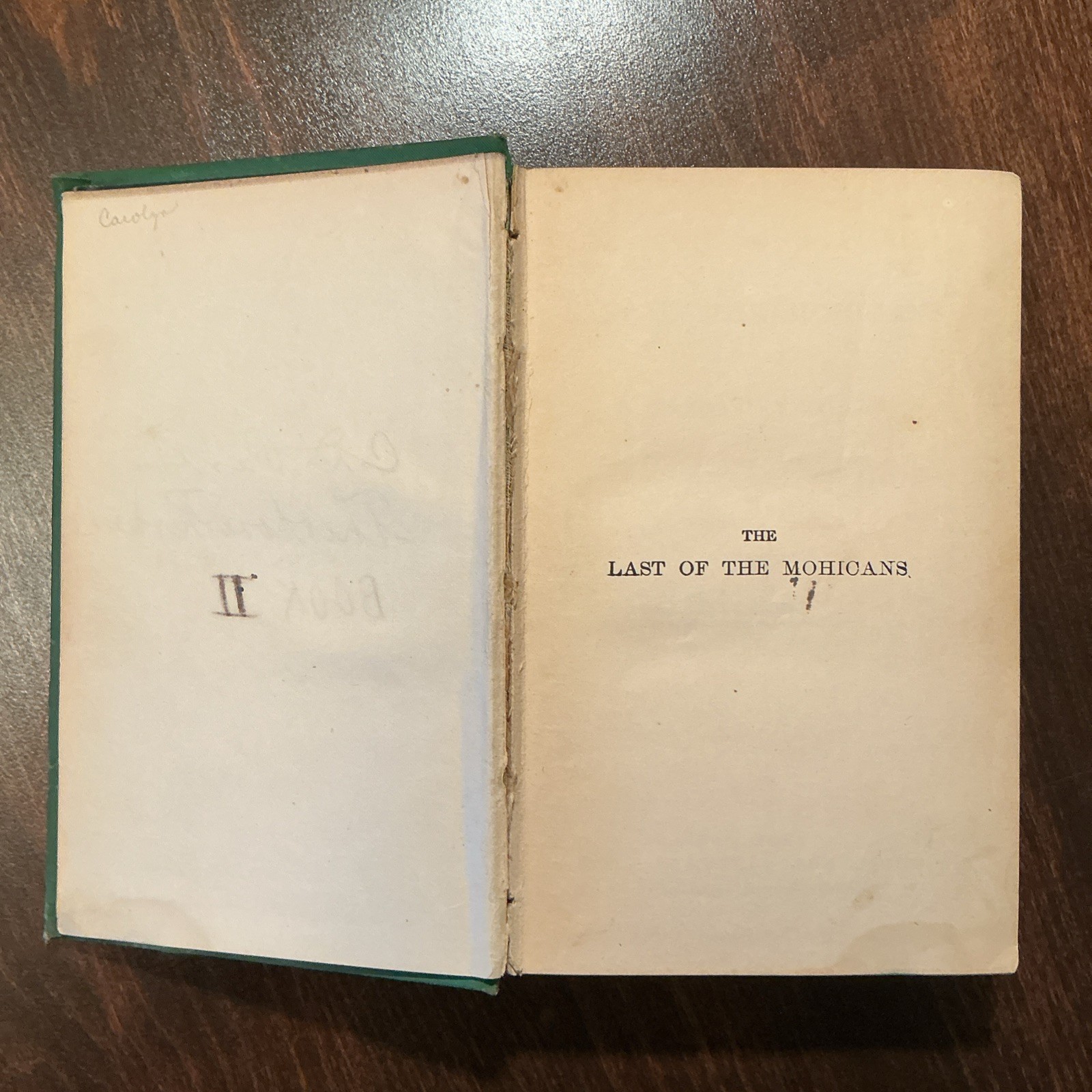 First Edition Coopers Leather Stocking Tales Last of the Mohicans 1876