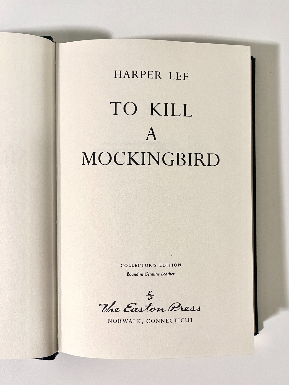 To Kill a Mockingbird Collector’s Edition | Easton Press 1986 | Leather Bound
