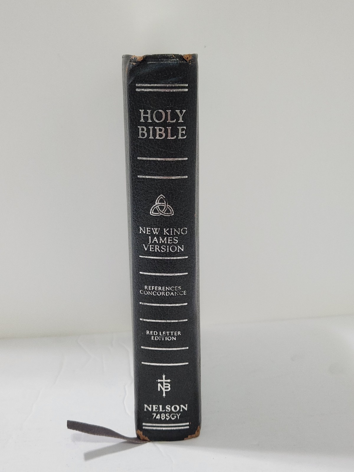 Holy Bible New King James Version Reference, Red Letter, Nelson 748SGY 1983 Snap