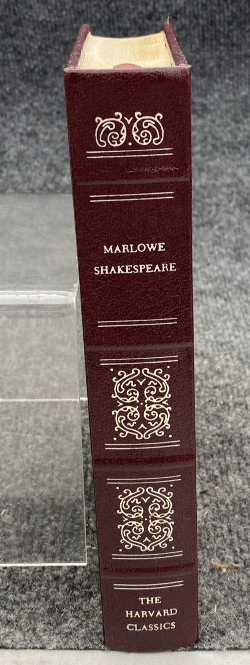 Marlowe Shakespeare Harvard Classics Vol 4 Grolier 1980 Deluxe Leatherette Gilt