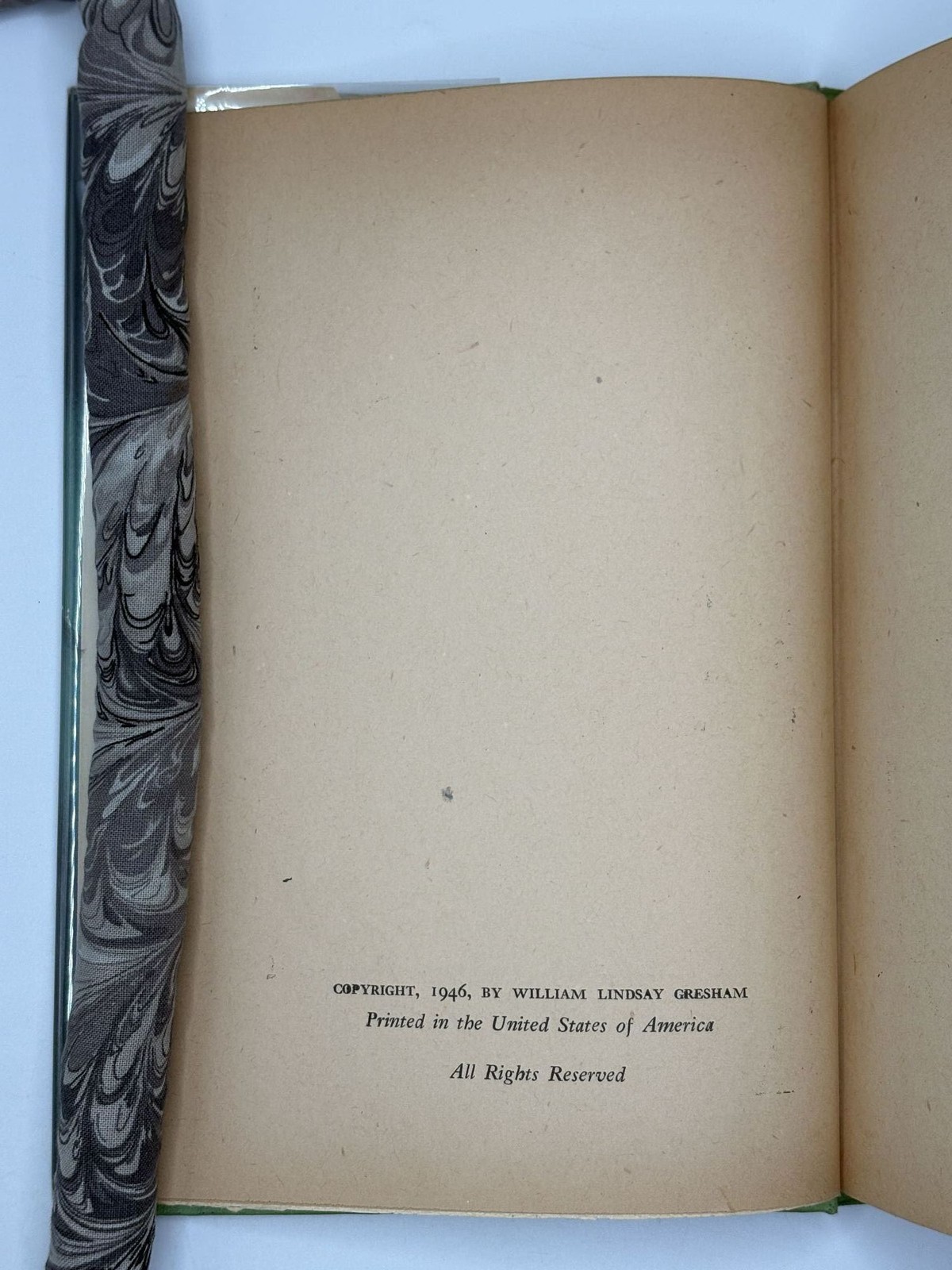 William Lindsay Gresham / NIGHTMARE ALLEY 1st Edition 1946