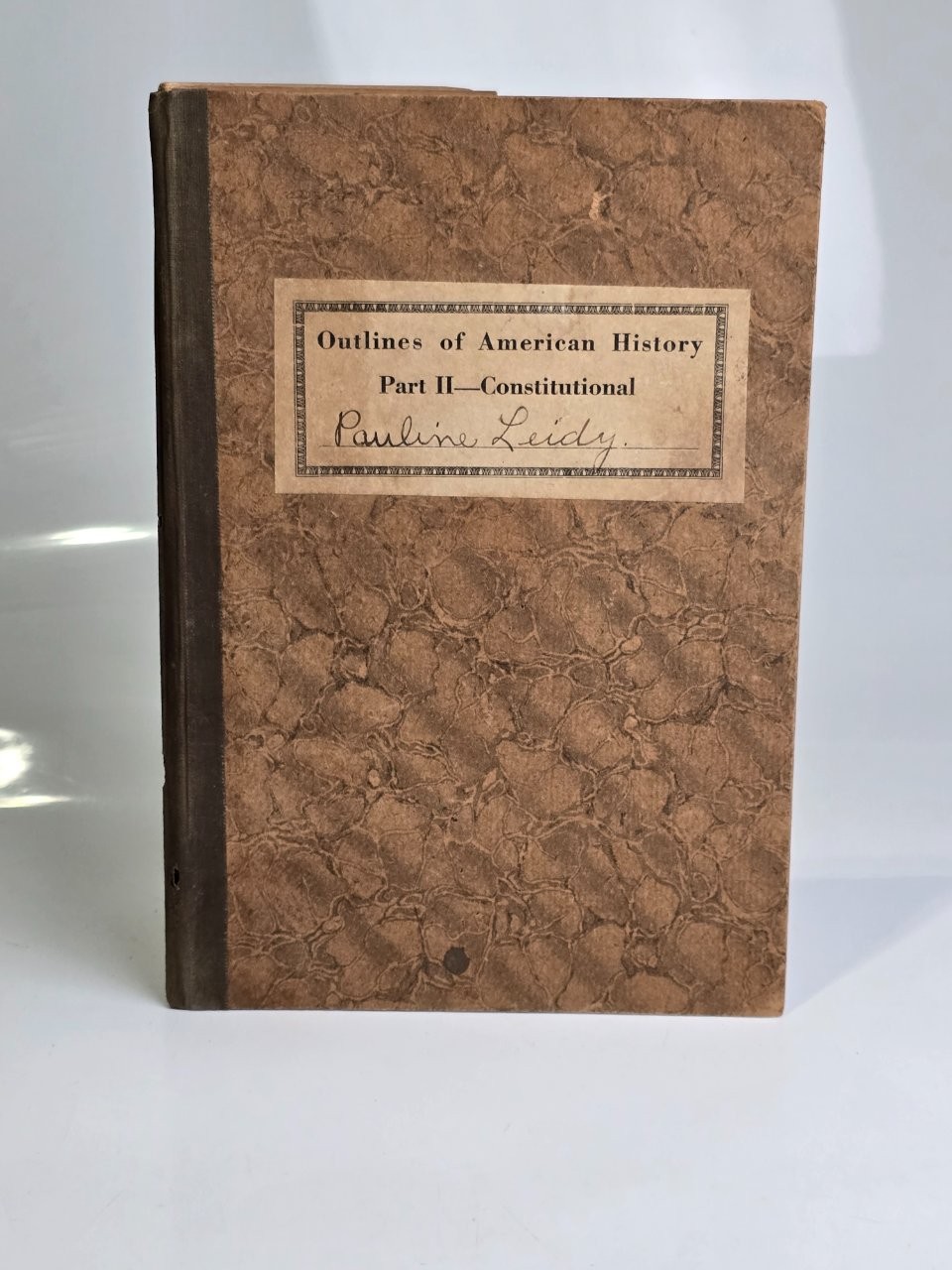Outlines of American by Frank Heywood Hodder 1921 Edition HC Book