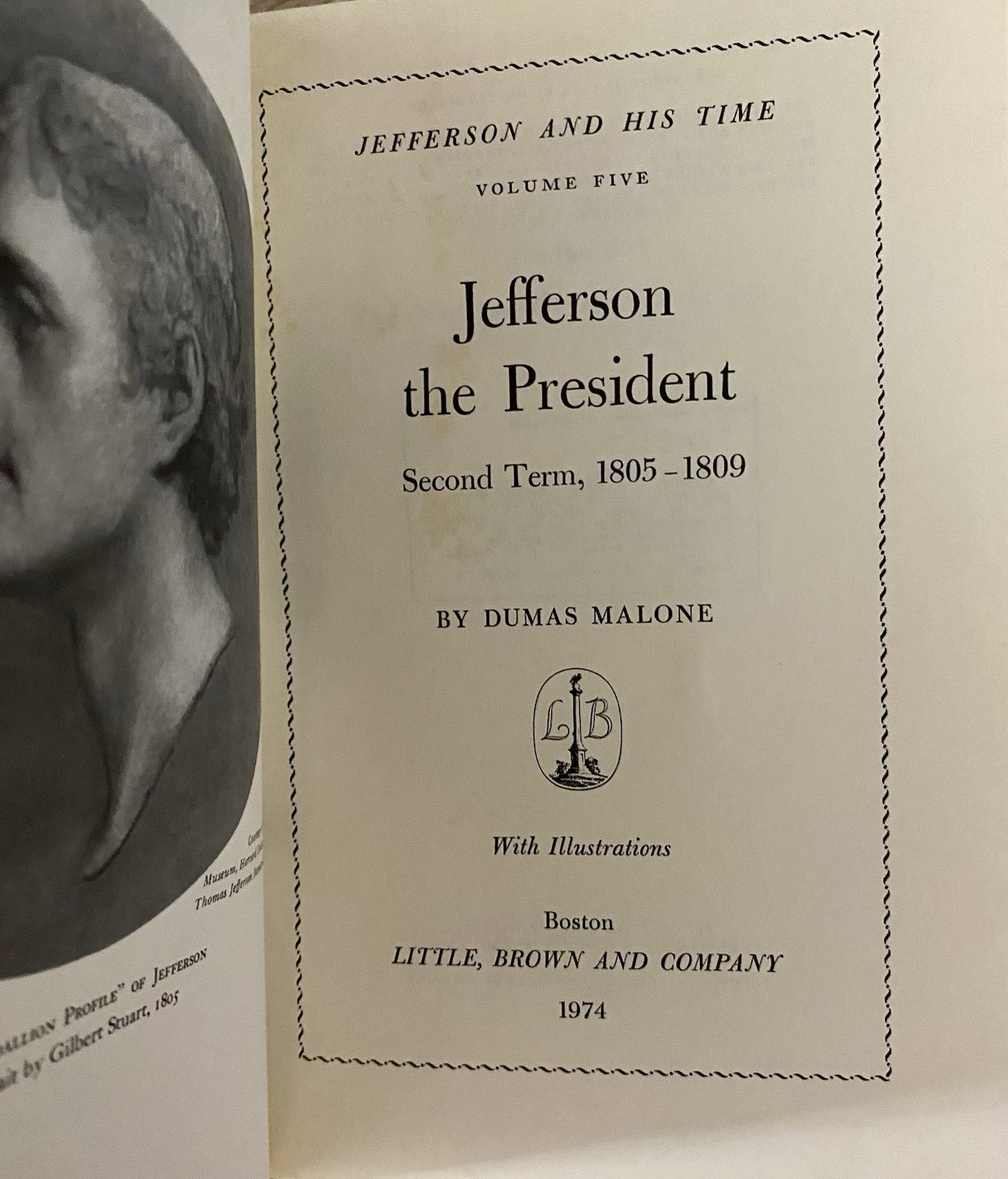 Dumas Malone JEFFERSON AND HIS TIME Complete 4 Volumes Hardcover Dust Jackets