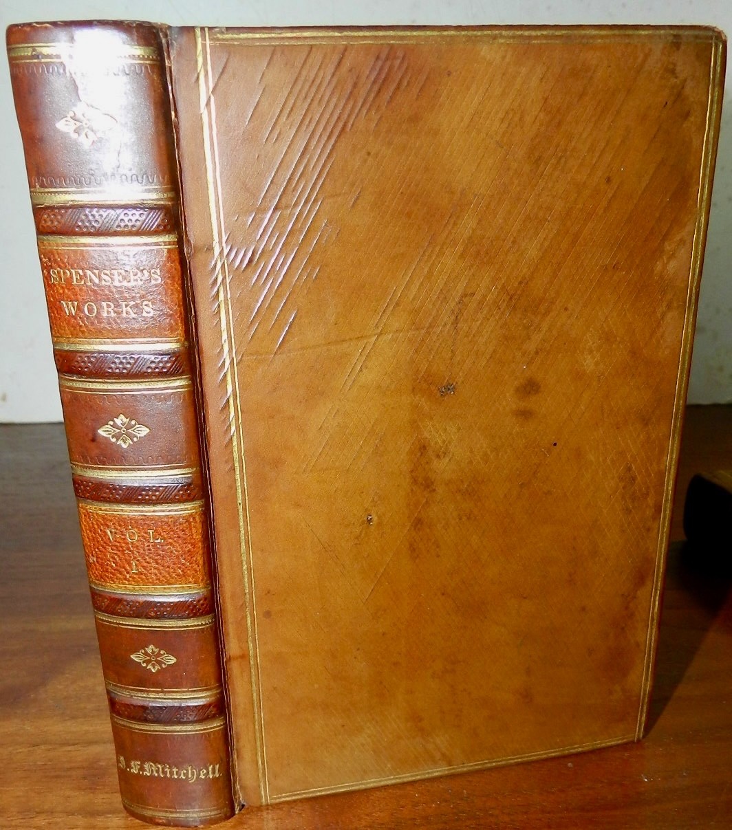 Poetical Works of Edmund Spenser, 6V Fine Bndg Engravings. Thomas Davison 1810