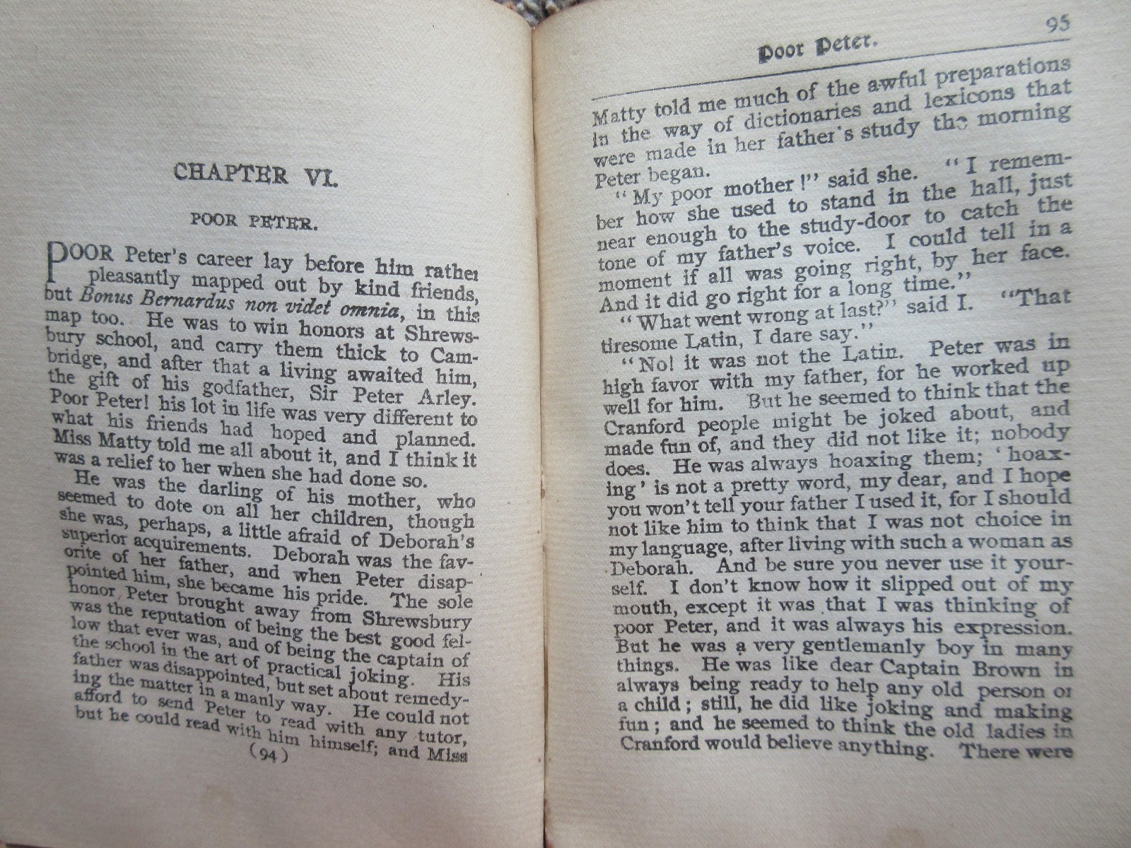 Cranford by Mrs. E. C. Gaskell Hardcover Henry Altemus Philadelphia