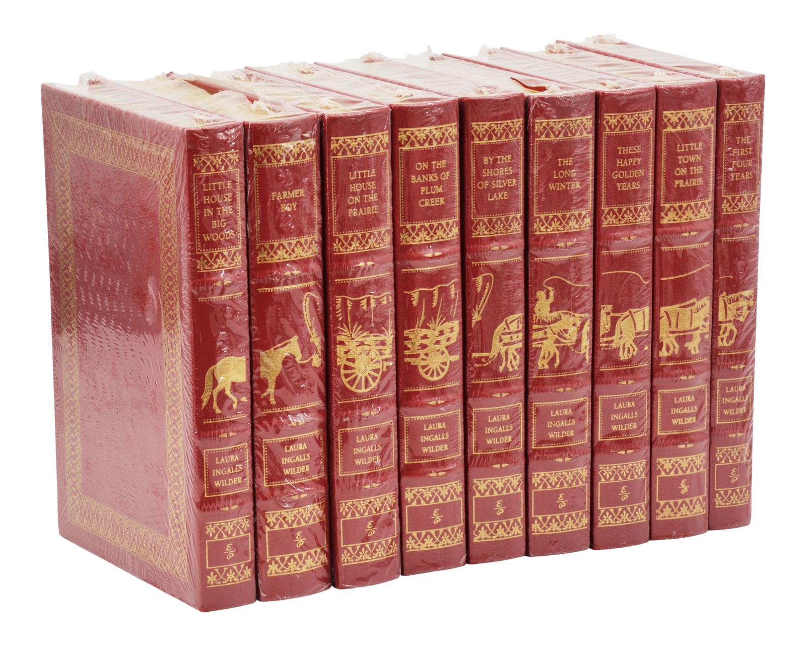 Little House on the Prairie ~ LAURA INGALLS WILDER ~ 9 Volume Set ~ Easton Press