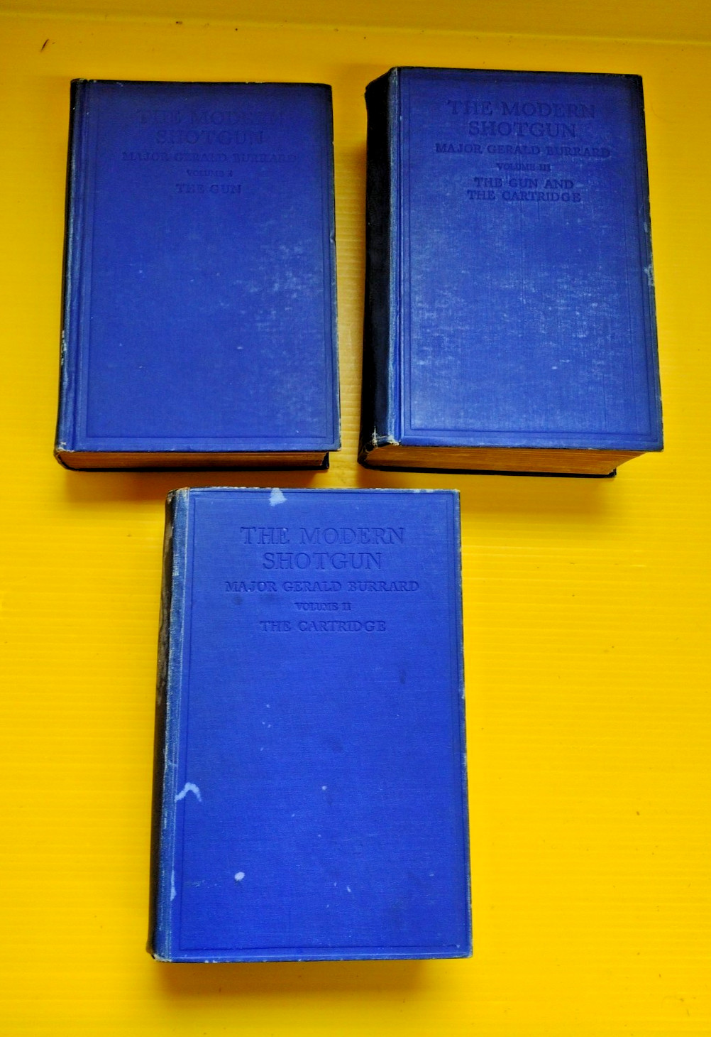 The Modern Shotgun in Three Volumes By Maj. Gerald Burrard 1931/1932 Illustrated