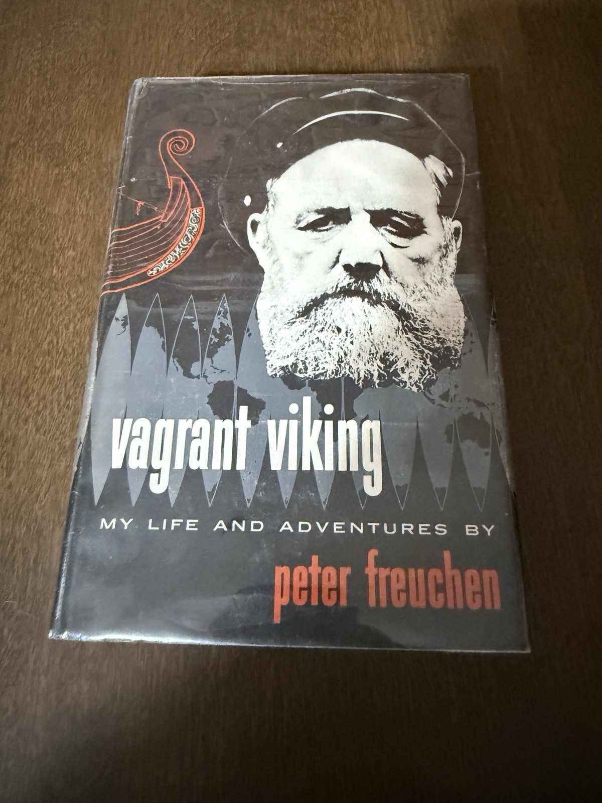 1957 Vintage Vagrant Viking My Life and Adventures Peter Freuchen Ex Library HC