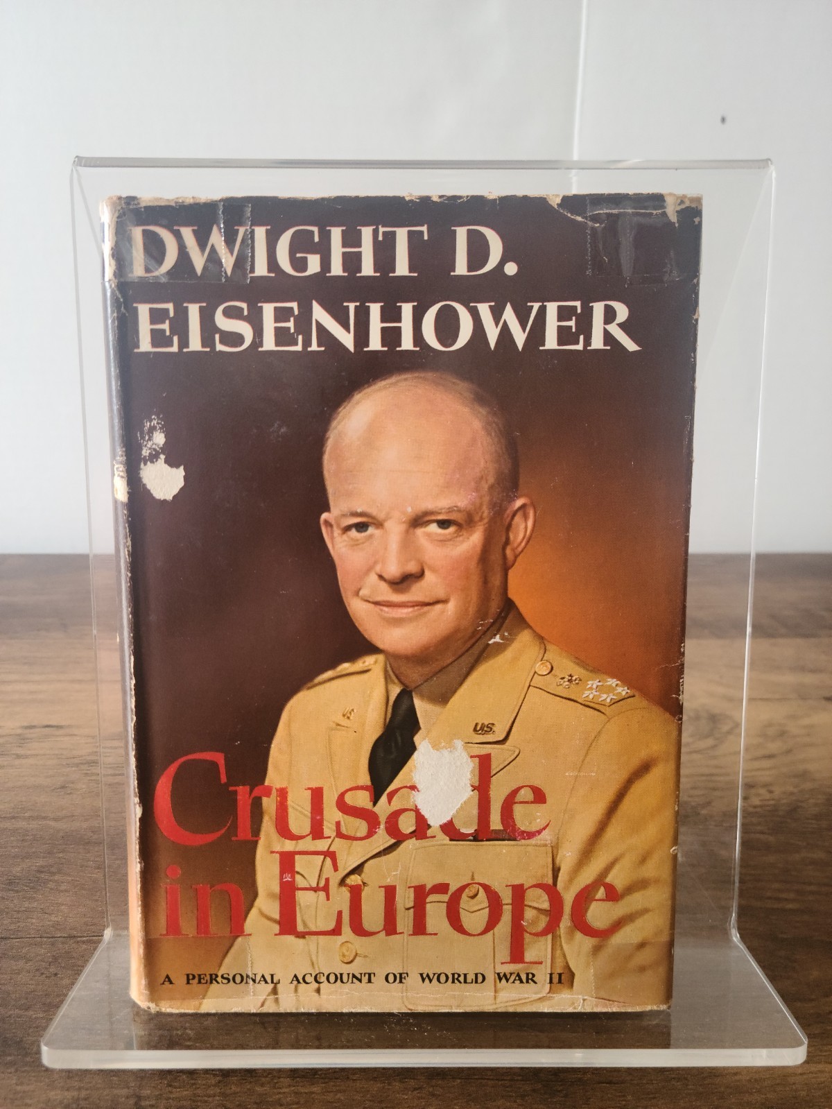 Vintage 1948 Crusade in Europe Dwight D Eisenhower First Edition w/ Dust Jacket