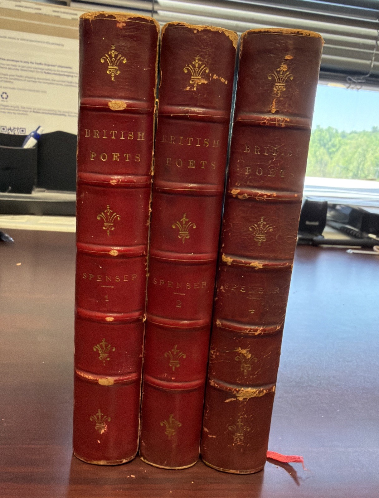 1871 Poetical Works of Edmund Spenser Volumes 1,2,4