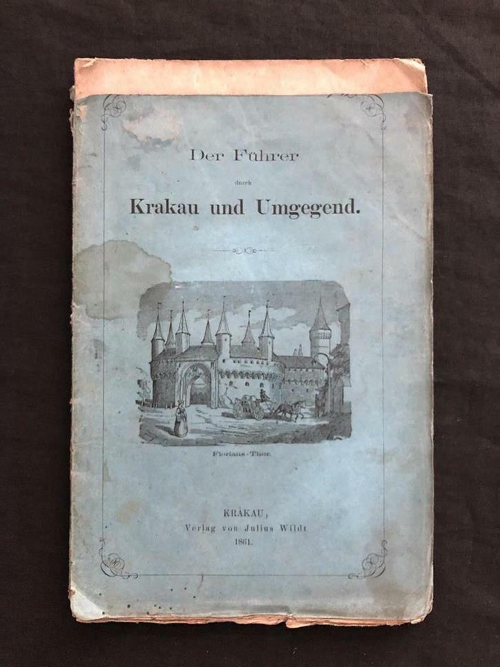 Rare KRAKOW POLAND 1861 Original ILLUSTRATED CITY GUIDEBOOK Judaica Jewish Hist
