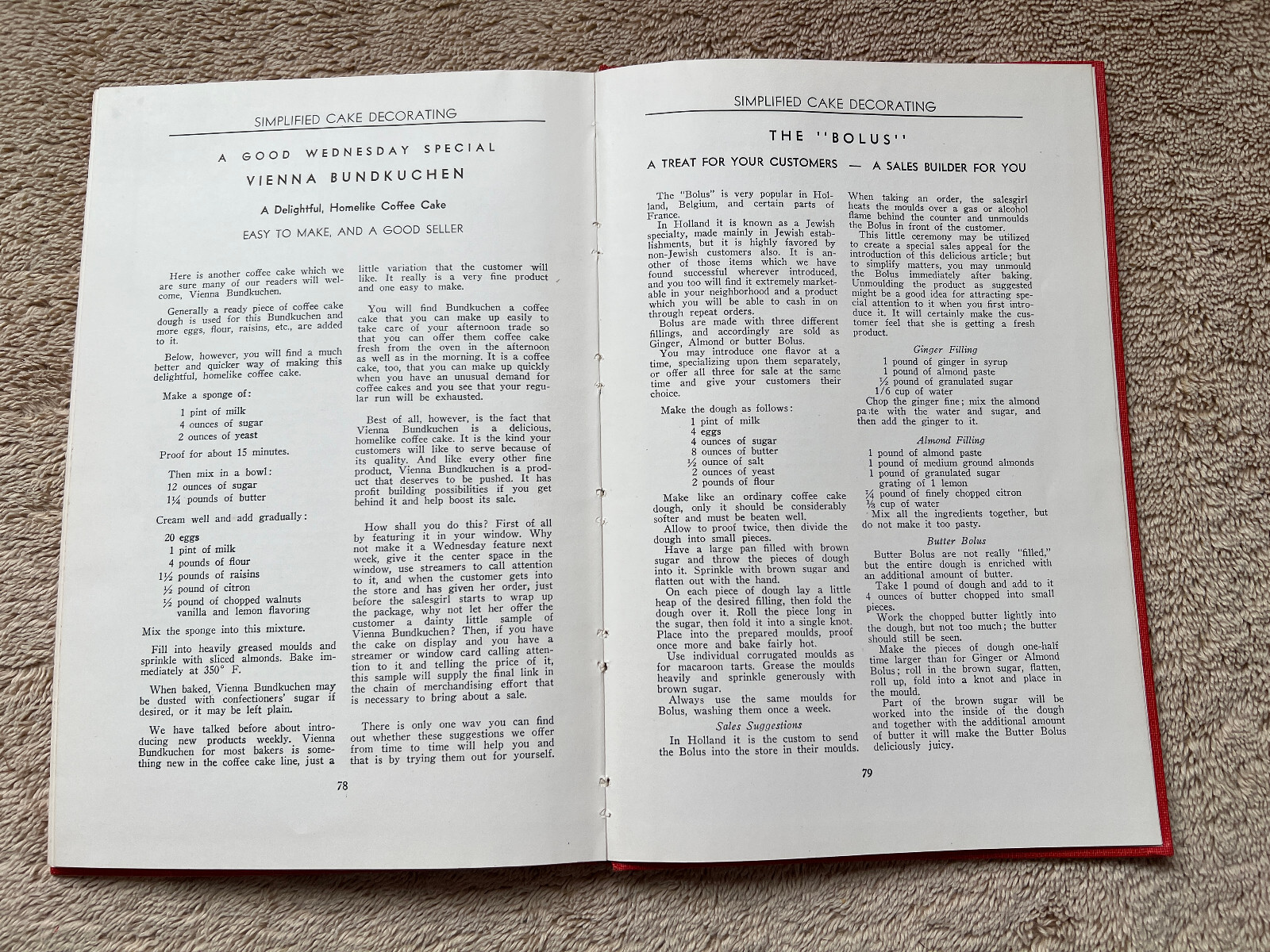 Vintage Ateco Simplified Cake Decorating Book – 7th Edition