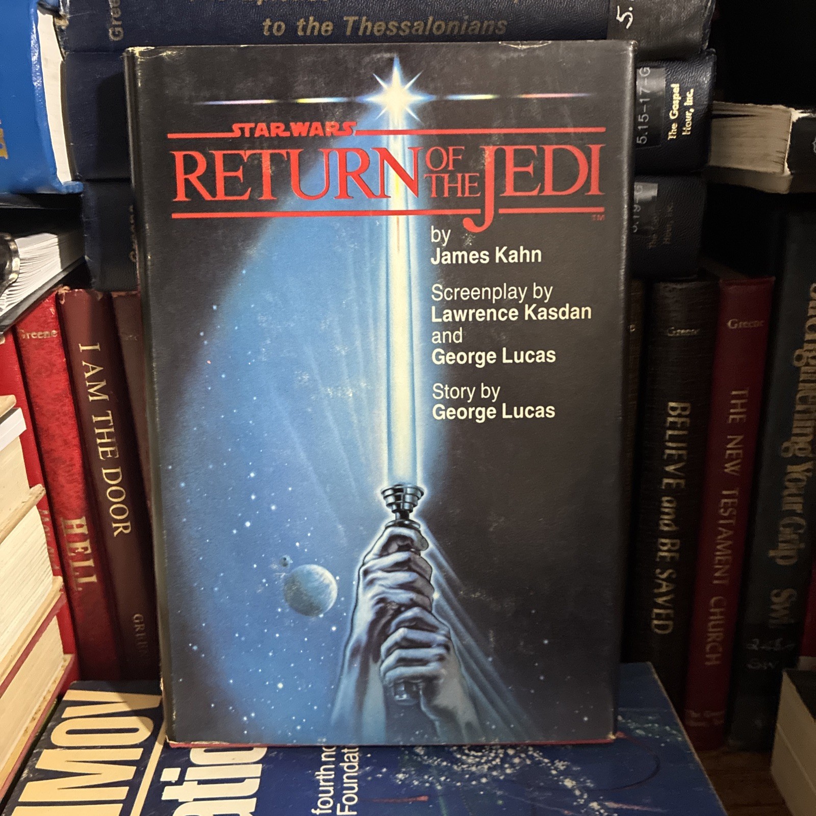 Star Wars: Return of the Jedi James Kahn Hardcover Del Rey Book 1983 HCDJ