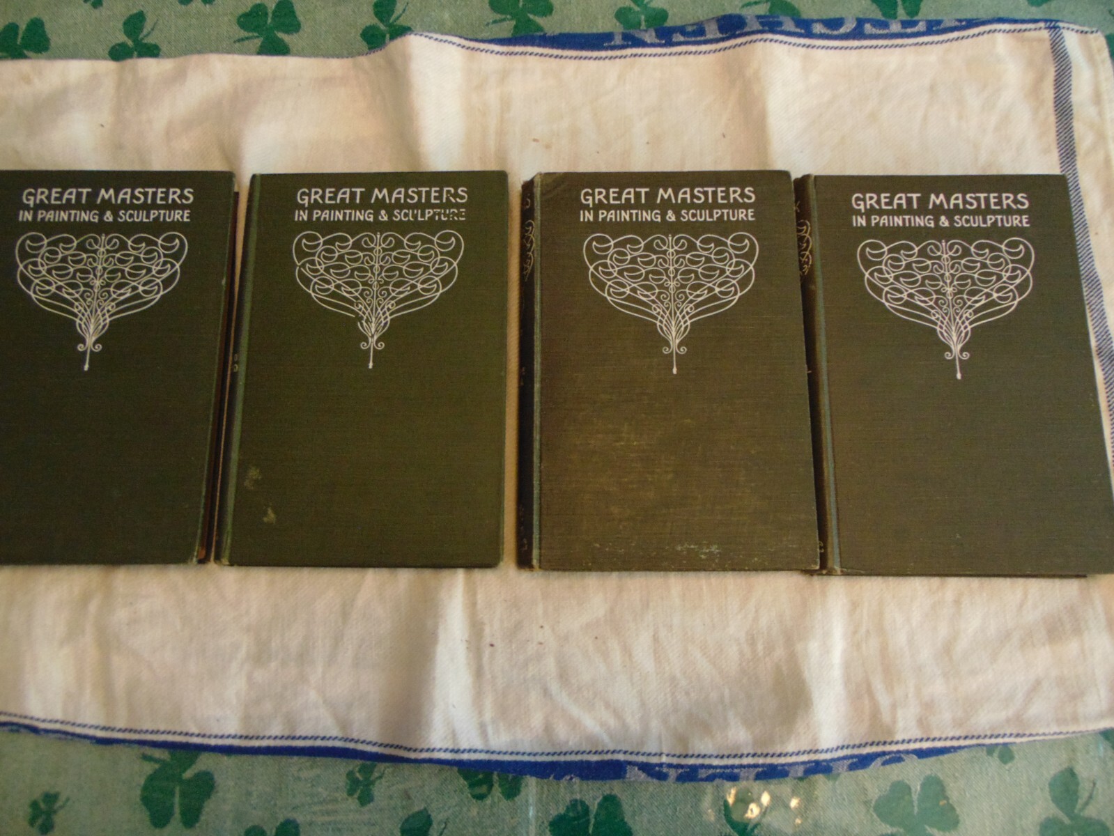 Great Masters in Painting & Sculpture-4Vol-1906-Francia,Wilkie,Van Dyck- SALE