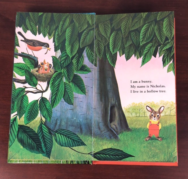 VTG 1963 I Am A Bunny by Ole Risom & Richard Scarry A Golden Sturdy Board Book
