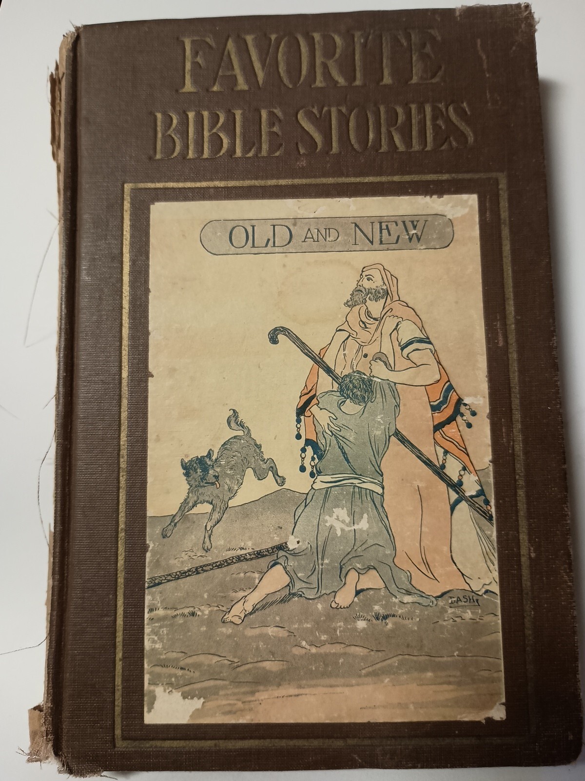 A. Gertrude Krottjer Favorite Bible Stories Albert Whitman 1931 4th Printing A6
