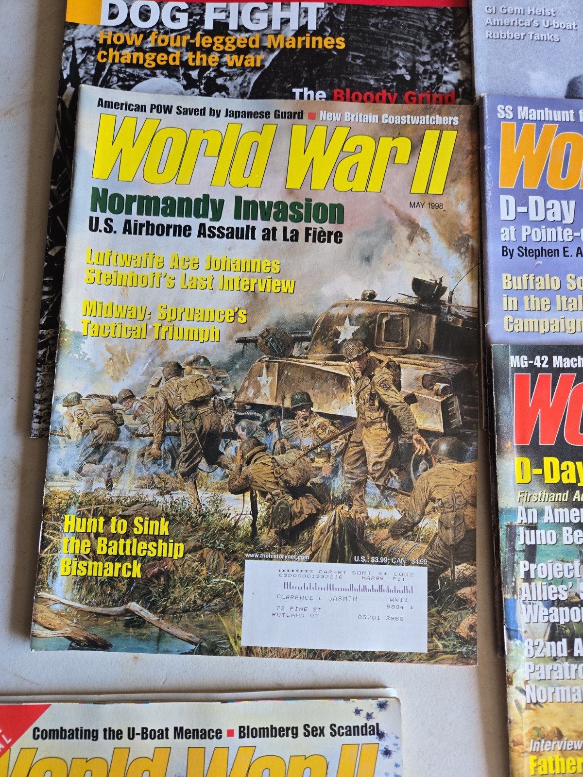 1990s World War 2 Magazines Back Issues Lot Of 34