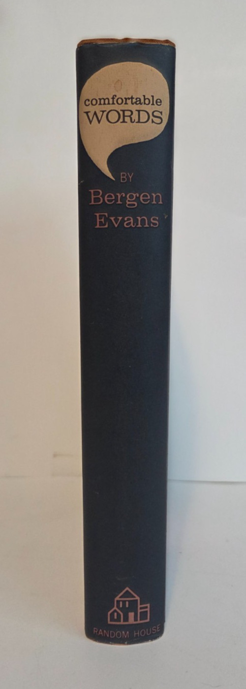 Comfortable Words — Bergen Evans | 1st Printing 1961 Random House | HC w/DJ
