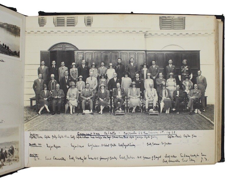 1927-1935 A PHOTOGRAPH ALBUM OF A TOUR OF BRITISH INDIA Bombay CALCUTTA