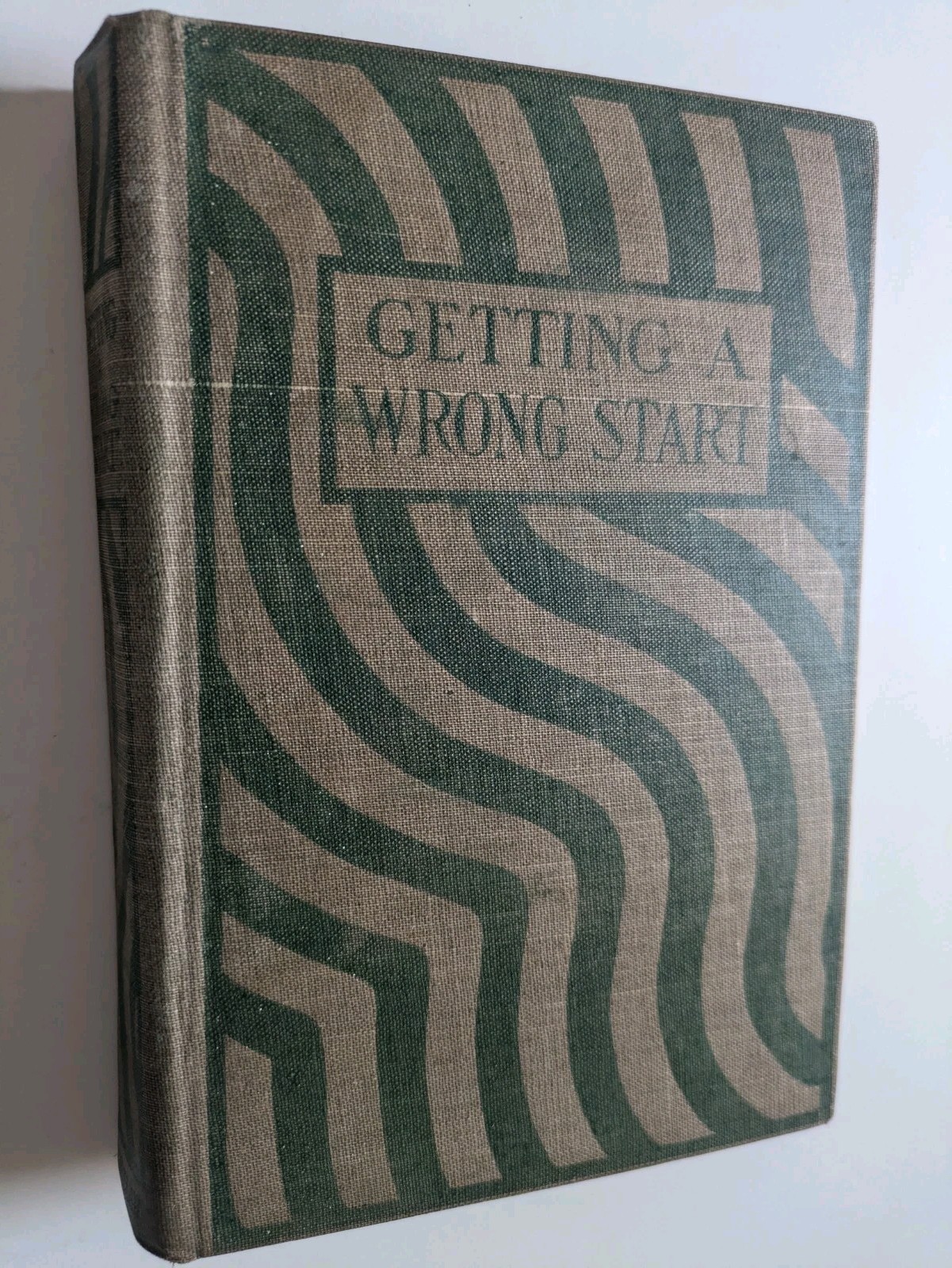 Getting a Wrong Start – Truthful Autobiography 1915 Macmillan Hough Antique 1st
