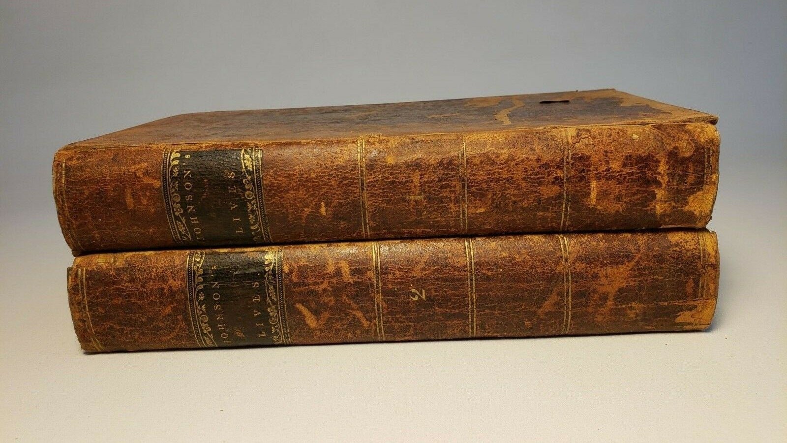 1810 SAMUEL JOHNSON ‚LIVES OF THE MOST EMINENT ENGLISH POETS 2VOLS DRYDEN MILTON