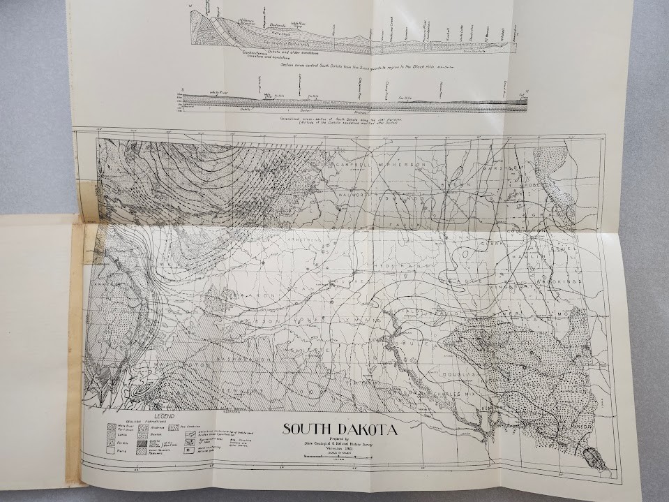 Possibilities Oil South Dakota Geological Natural History Survey 1922 Map Plate