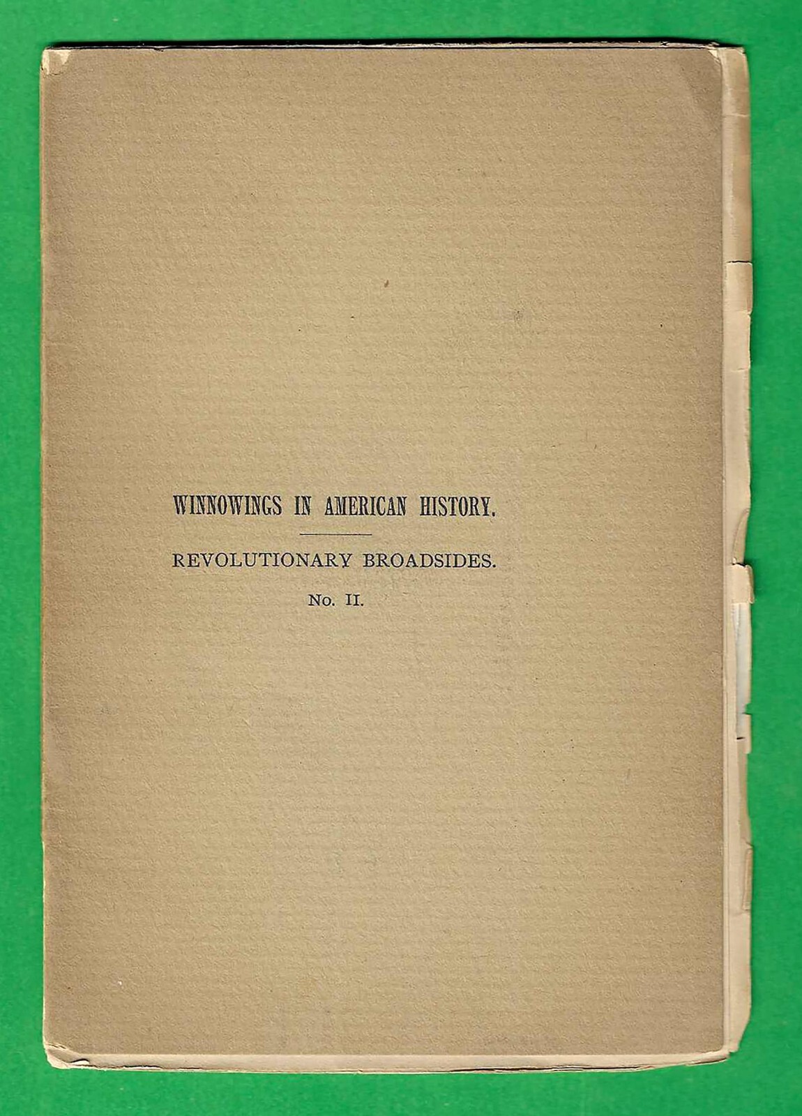 Ford, Paul Leicester. Franklin, Ben. An Address to the Good People of Ireland