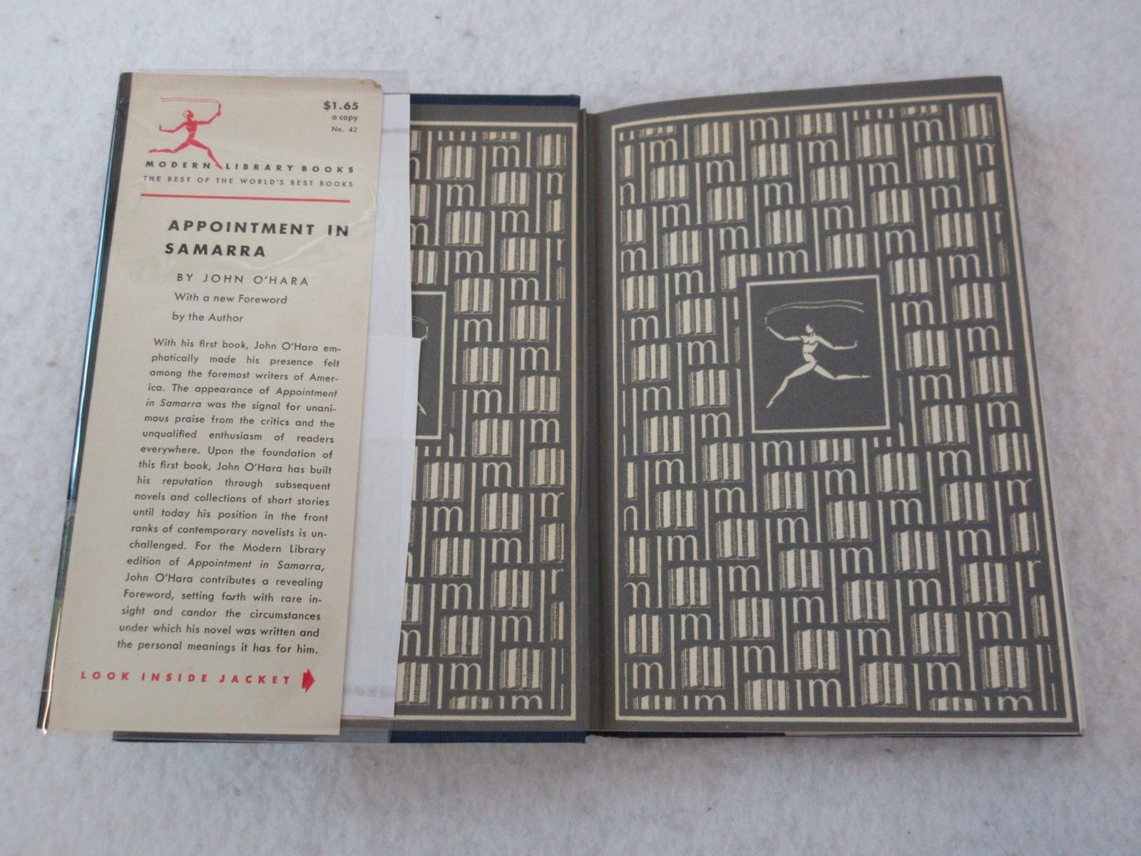 John O’Hara APPOINTMENT IN SAMARRA Modern Library c. 1953 #42