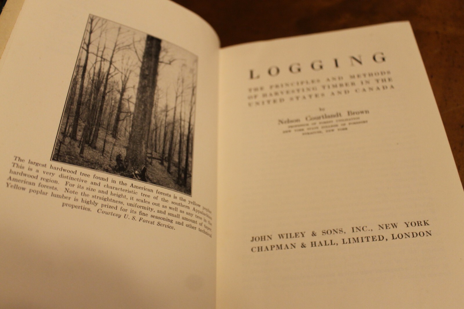 Logging: Principles & Methods ~ Nelson C. Brown ~ 1949 John Wiley HC