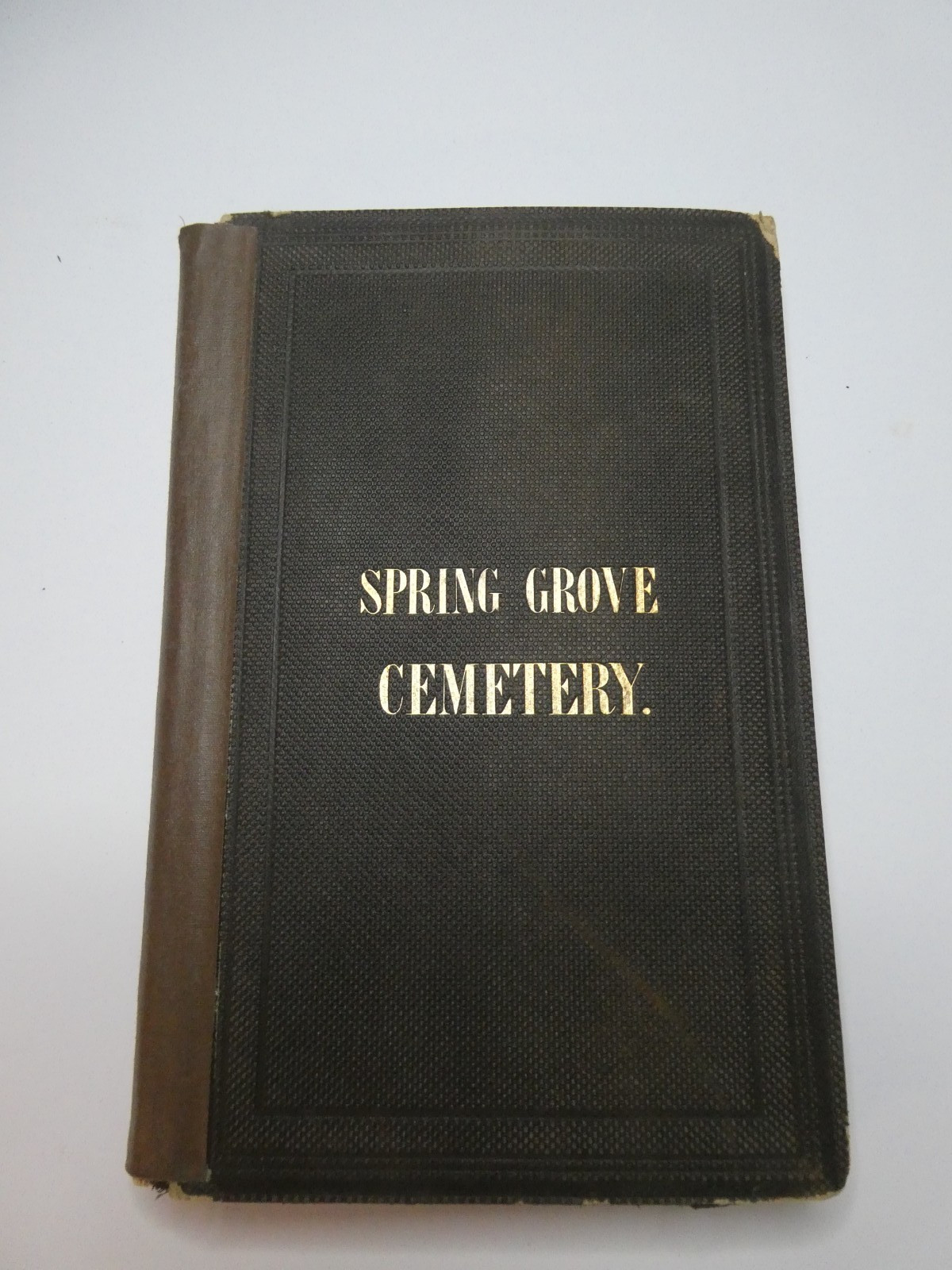 The Cincinnati Cemetery of Spring Grove Report for 1857
