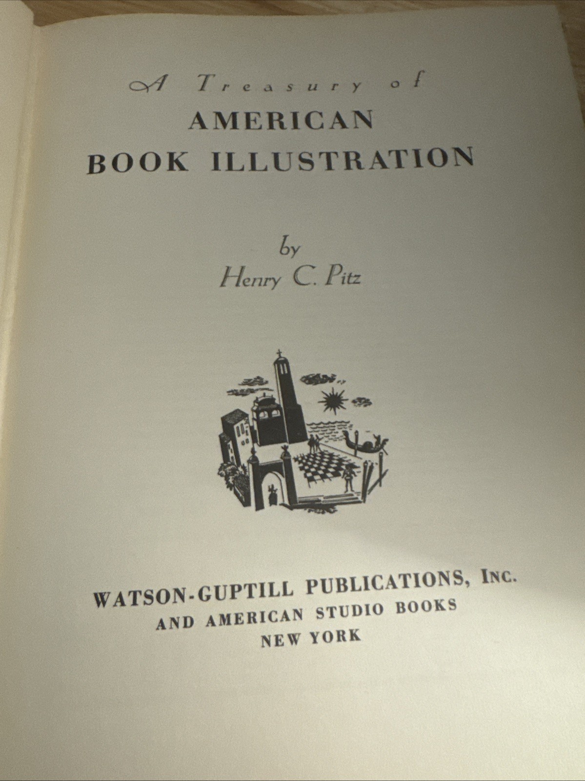 A Treasury of American book illustrators by Pitz. Reference. HB DJ 1947 1st ed