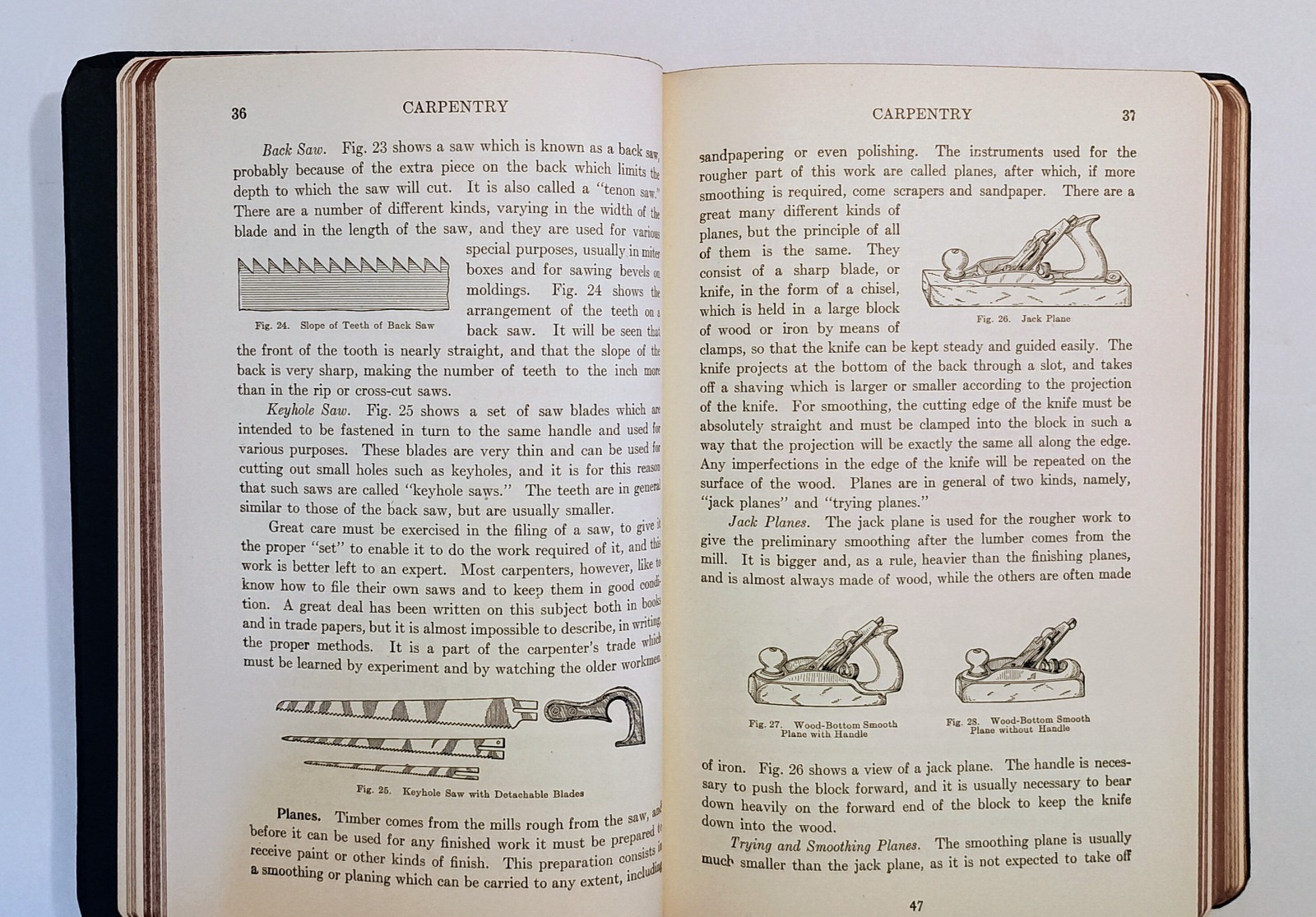 1924 CARPENTRY AND CONTRACTING, 1500+ Illust, Leather, Complete 5-Volume Set, NF