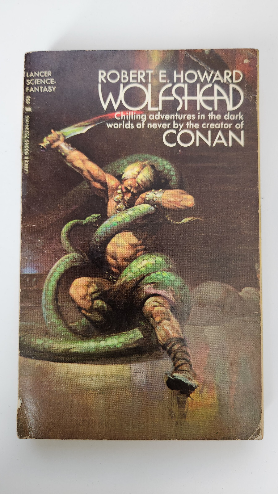 Lancer Paperback Book – Wolfshead – Robert E. Howard
