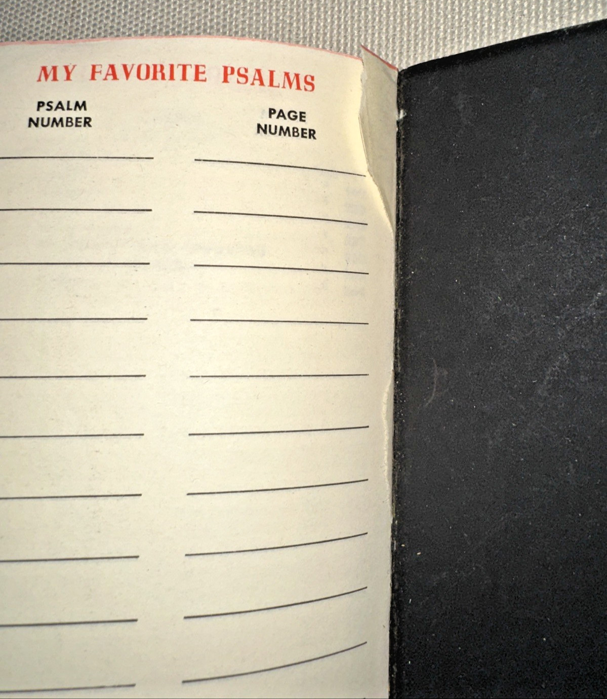 vintage 1947 the Perfect Prayer, My Daily Psalm Book by Father Frey Illustrated