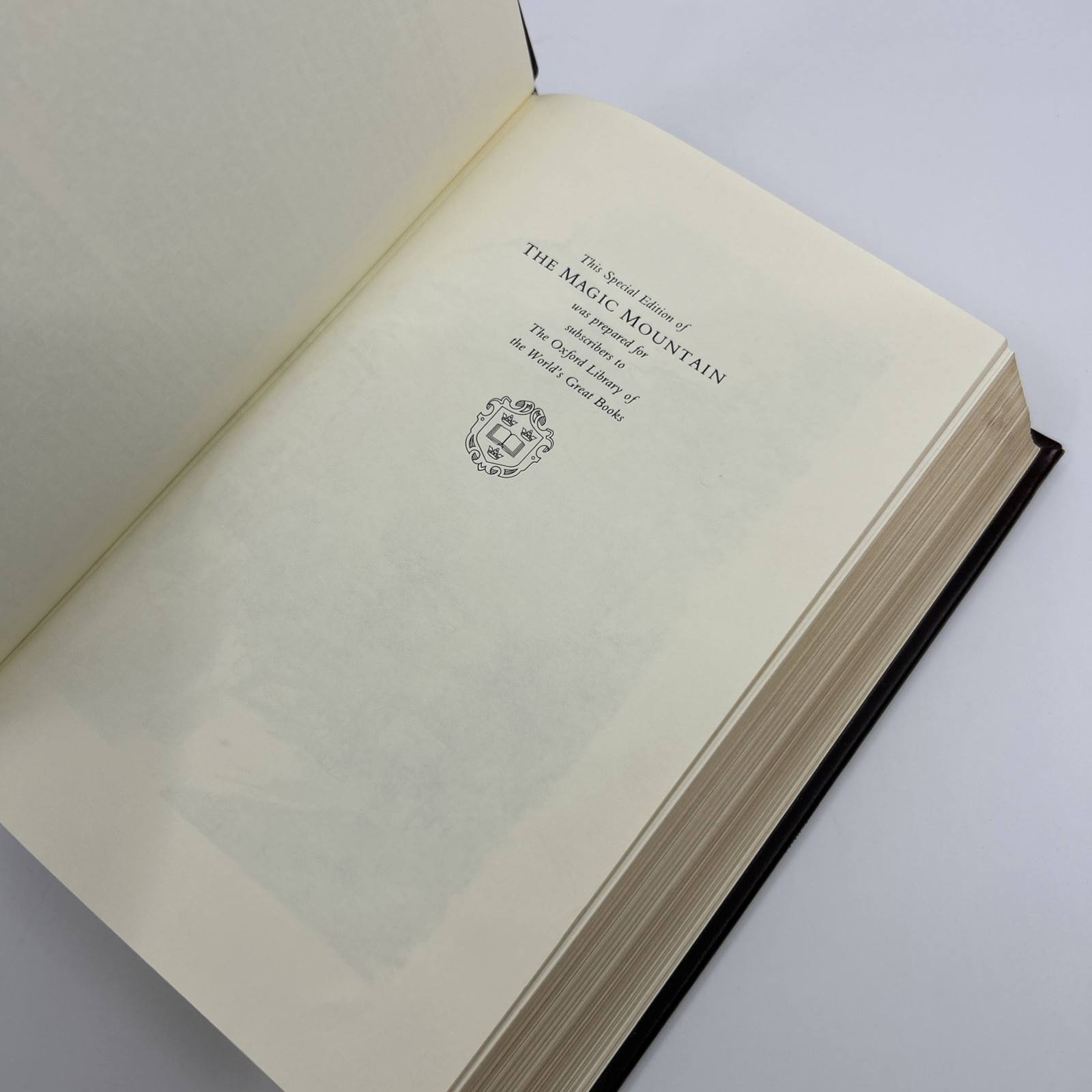 FRANKLIN LIBRARY OXFORD The Magic Mountain Thomas Mann Leather World’s Great