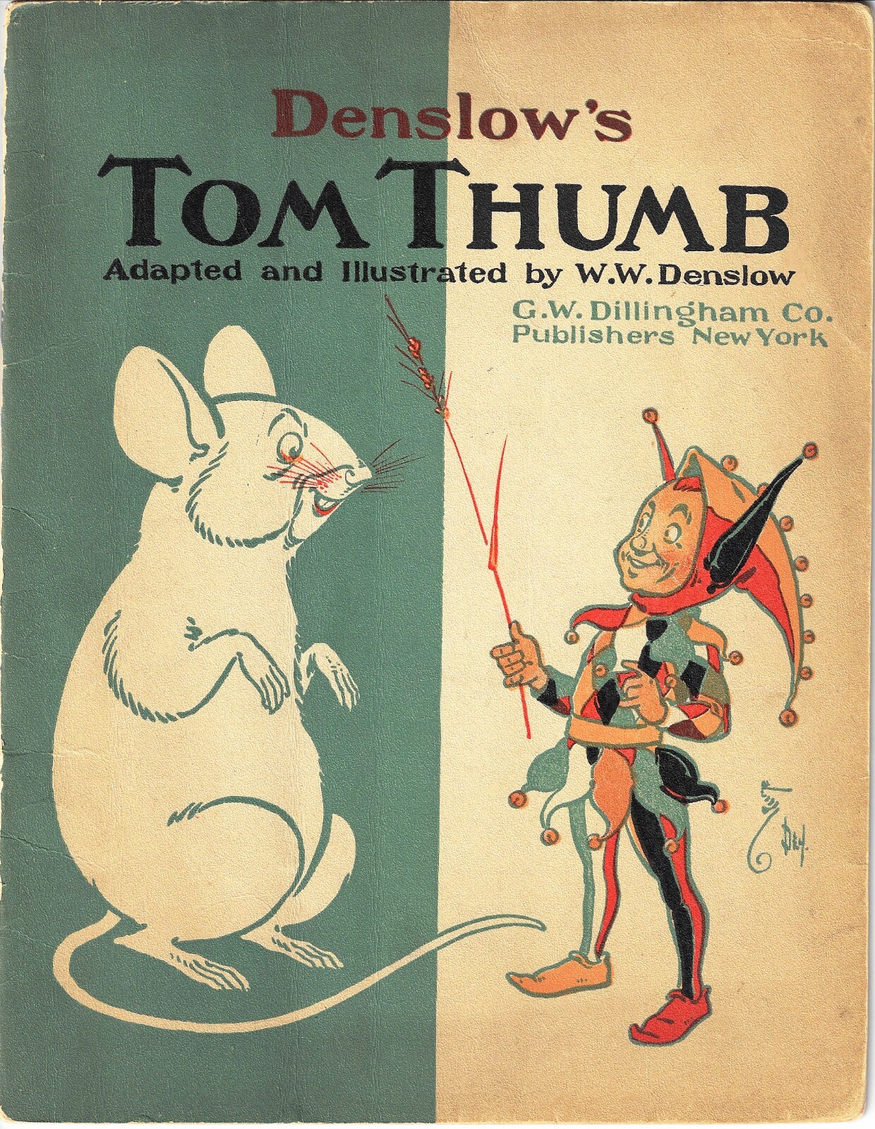 W W Denslow DENSLOW’S TOM THUMB 1903, Wizard of Oz illustrator